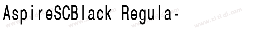 AspireSCBlack Regula字体转换 AspireSCBlack Regula字体转换